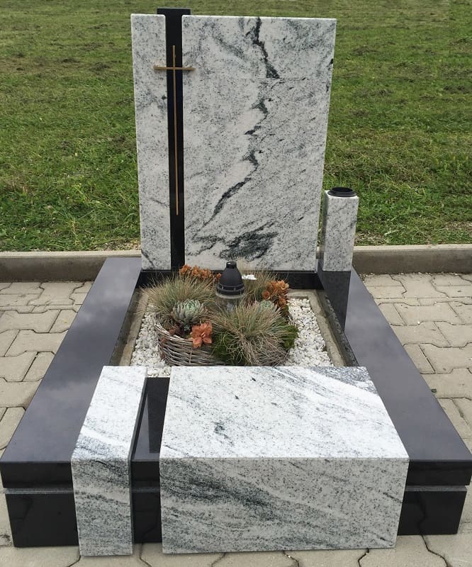 Uporaba različnih naravnih kamnov za moderni nagrobni spomenik